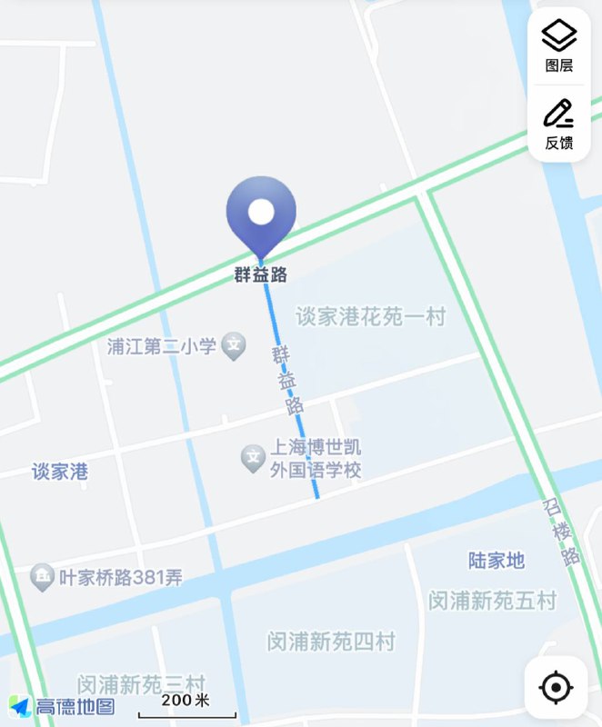 闵行三鲁公路近群益路昨晚路过，
